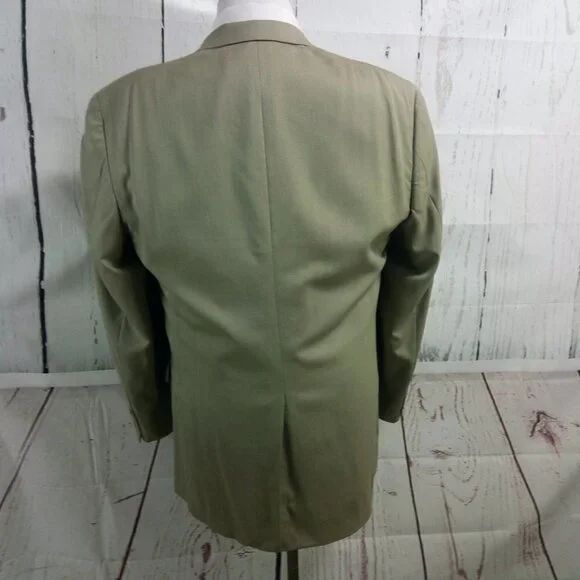Austin Reed Dillard's 42L Light Tan Suit Blazer Sp - Picture 9 of 12